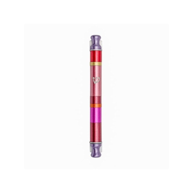 Yair Emanuel Large Designer Aluminum Mezuzah Case (Choice of Colors)