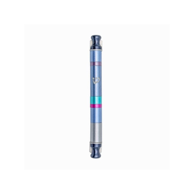 Yair Emanuel Large Designer Aluminum Mezuzah Case (Choice of Colors)