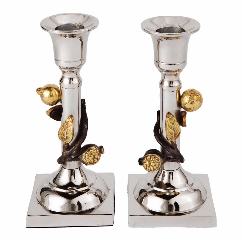 Yair Emanuel Candlesticks - Pomegranates