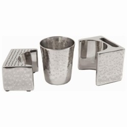Yair Emanuel Textured Nickel Havdallah Set
