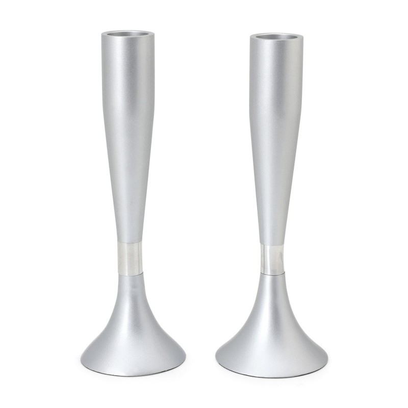 Organic Column: Yair Emanuel Anodized Aluminum Candlesticks
