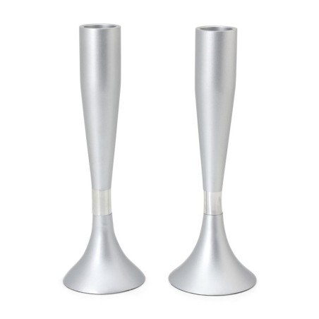 Organic Column: Yair Emanuel Anodized Aluminum Candlesticks