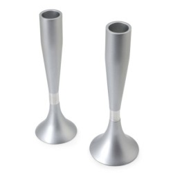 Organic Column: Yair Emanuel Anodized Aluminum Candlesticks