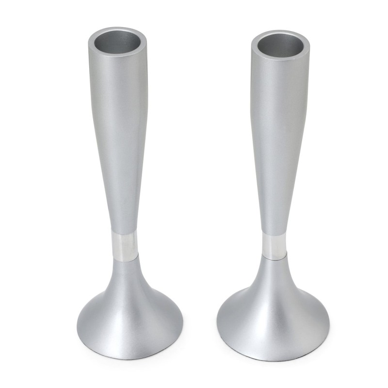 Organic Column: Yair Emanuel Anodized Aluminum Candlesticks