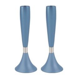 Organic Column: Yair Emanuel Anodized Aluminum Candlesticks