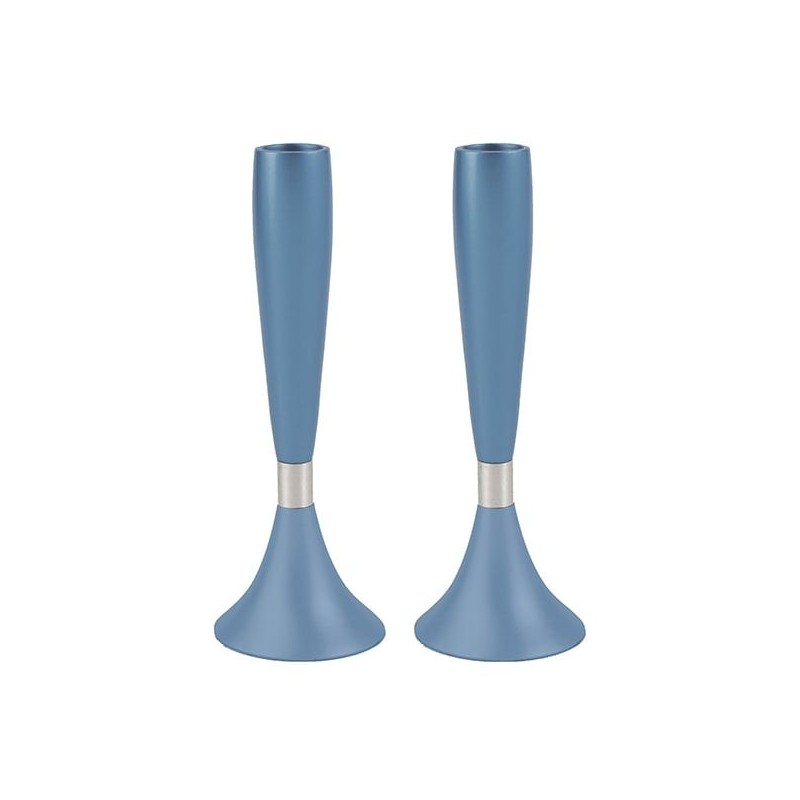 Organic Column: Yair Emanuel Anodized Aluminum Candlesticks
