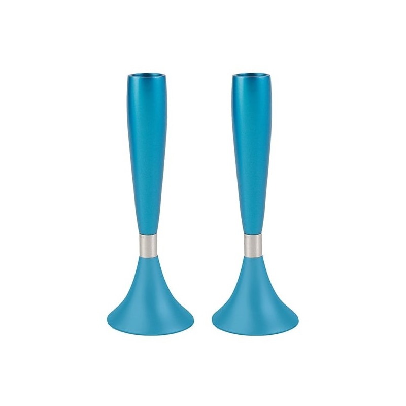 Organic Column: Yair Emanuel Anodized Aluminum Candlesticks