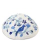 Yair Emanuel Embroidered Silk Kippah - Birds & Flowers