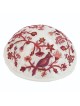Yair Emanuel Embroidered Silk Kippah - Birds & Flowers