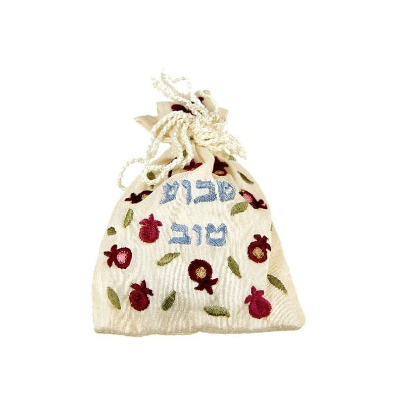 Yair Emanuel Embroidered Havdallah Spice Satchel (Aromatic Cloves Incl