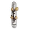 Yair Emanuel Stainless Steel Mezuzah Case - Pomegranates