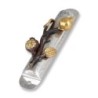 Yair Emanuel Stainless Steel Mezuzah Case - Pomegranates