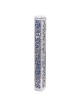 Yair Emanuel Aluminum Pomegranate and Floral Mezuzah