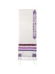 Yair Emanuel Star of David Cotton Tallit Set - Purple