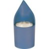 Flame: Yair Emanuel Anodized Aluminum Memorial (Yahrzeit) Candle Holde