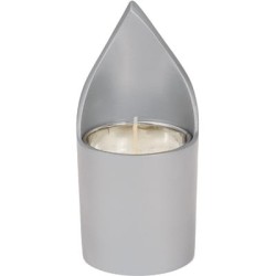 Flame: Yair Emanuel Anodized Aluminum Memorial (Yahrzeit) Candle Holde