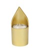 Flame: Yair Emanuel Anodized Aluminum Memorial (Yahrzeit) Candle Holde