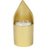 Flame: Yair Emanuel Anodized Aluminum Memorial (Yahrzeit) Candle Holde