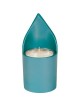 Flame: Yair Emanuel Anodized Aluminum Memorial (Yahrzeit) Candle Holde