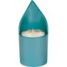 Flame: Yair Emanuel Anodized Aluminum Memorial (Yahrzeit) Candle Holde