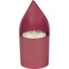 Flame: Yair Emanuel Anodized Aluminum Memorial (Yahrzeit) Candle Holde