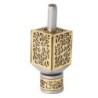 Yair Emanuel Pomegranate & Floral Pattern Dreidel (In Range of Colors)