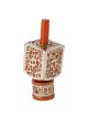 Yair Emanuel Pomegranate & Floral Pattern Dreidel (In Range of Colors)