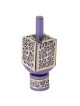 Yair Emanuel Pomegranate & Floral Pattern Dreidel (In Range of Colors)