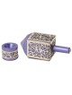 Yair Emanuel Pomegranate & Floral Pattern Dreidel (In Range of Colors)