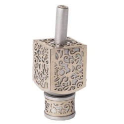 Yair Emanuel Pomegranate & Floral Pattern Dreidel (In Range of Colors)