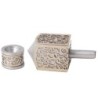 Yair Emanuel Pomegranate & Floral Pattern Dreidel (In Range of Colors)
