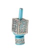 Yair Emanuel Pomegranate & Floral Pattern Dreidel (In Range of Colors)