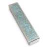 Yair Emanuel Aluminum Floral Pomegranate Mezuzah (Choice of Colors)