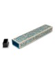 Yair Emanuel Aluminum Floral Pomegranate Mezuzah (Choice of Colors)