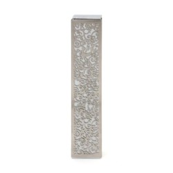 Yair Emanuel Aluminum Floral Pomegranate Mezuzah (Choice of Colors)