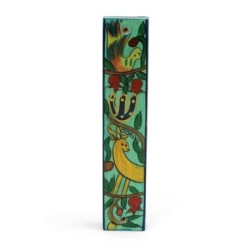 Yair Emanuel Small Wooden Mezuzah - Wildlife