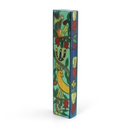 Yair Emanuel Small Wooden Mezuzah - Wildlife