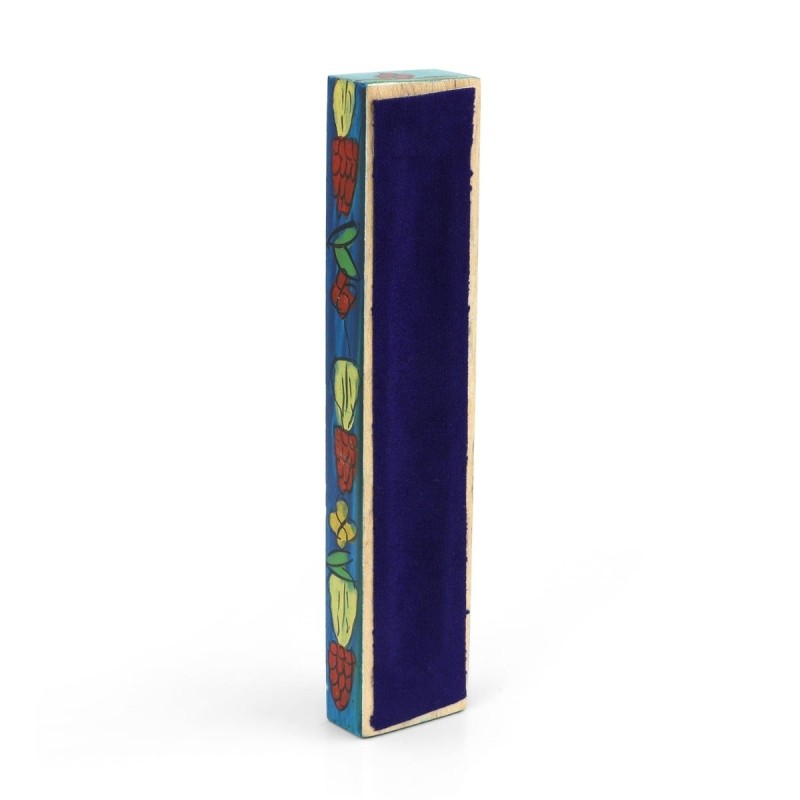 Yair Emanuel Small Wooden Mezuzah - Wildlife