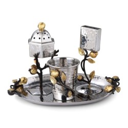 Yair Emanuel Stainless Steel Pomegranate Havdallah Set