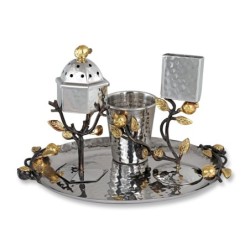 Yair Emanuel Stainless Steel Pomegranate Havdallah Set