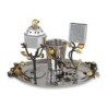 Yair Emanuel Stainless Steel Pomegranate Havdallah Set