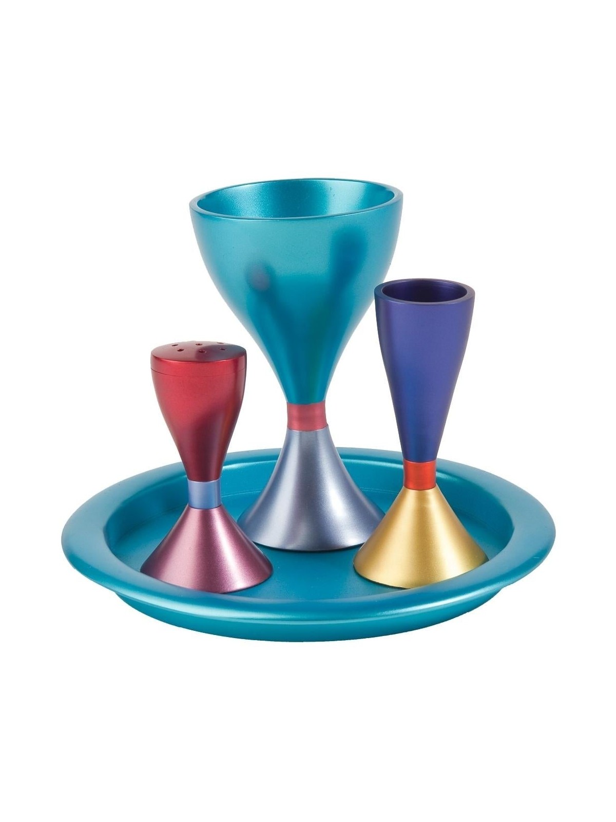 Yair Emanuel Anodized Aluminum Havdallah Set - Variety of Colors