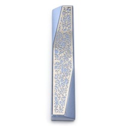 Modern Designer Mezuzah Case With Pomegranate Motif By Yair Emanuel (C