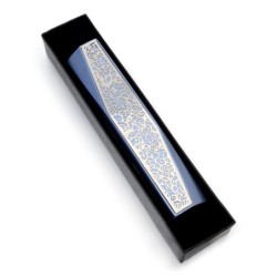 Modern Designer Mezuzah Case With Pomegranate Motif By Yair Emanuel (C