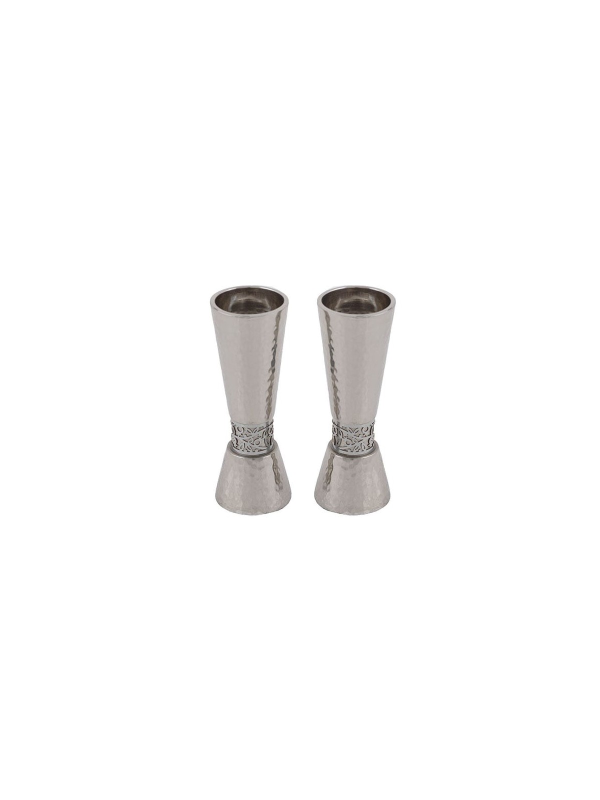 Yair Emanuel Anodized Aluminum Pomegranate Candlesticks