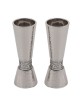 Yair Emanuel Anodized Aluminum Pomegranate Candlesticks
