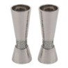 Yair Emanuel Anodized Aluminum Pomegranate Candlesticks