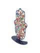 Yair Emanuel Tree of Life Standing Hamsa Sculpture with Birds and Pome