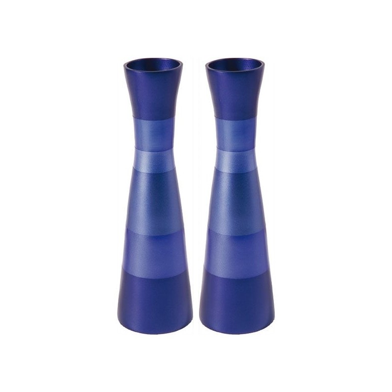 Yair Emanuel Large Anodized Aluminum Candlesticks - Variety of Colors