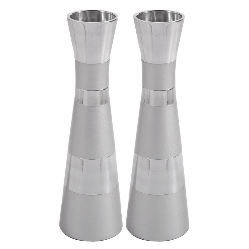 Yair Emanuel Large Anodized Aluminum Candlesticks - Variety of Colors